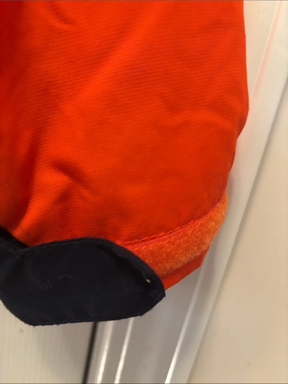 The Children's Place Orange, Gray & Black Hooded Puffer Jacket